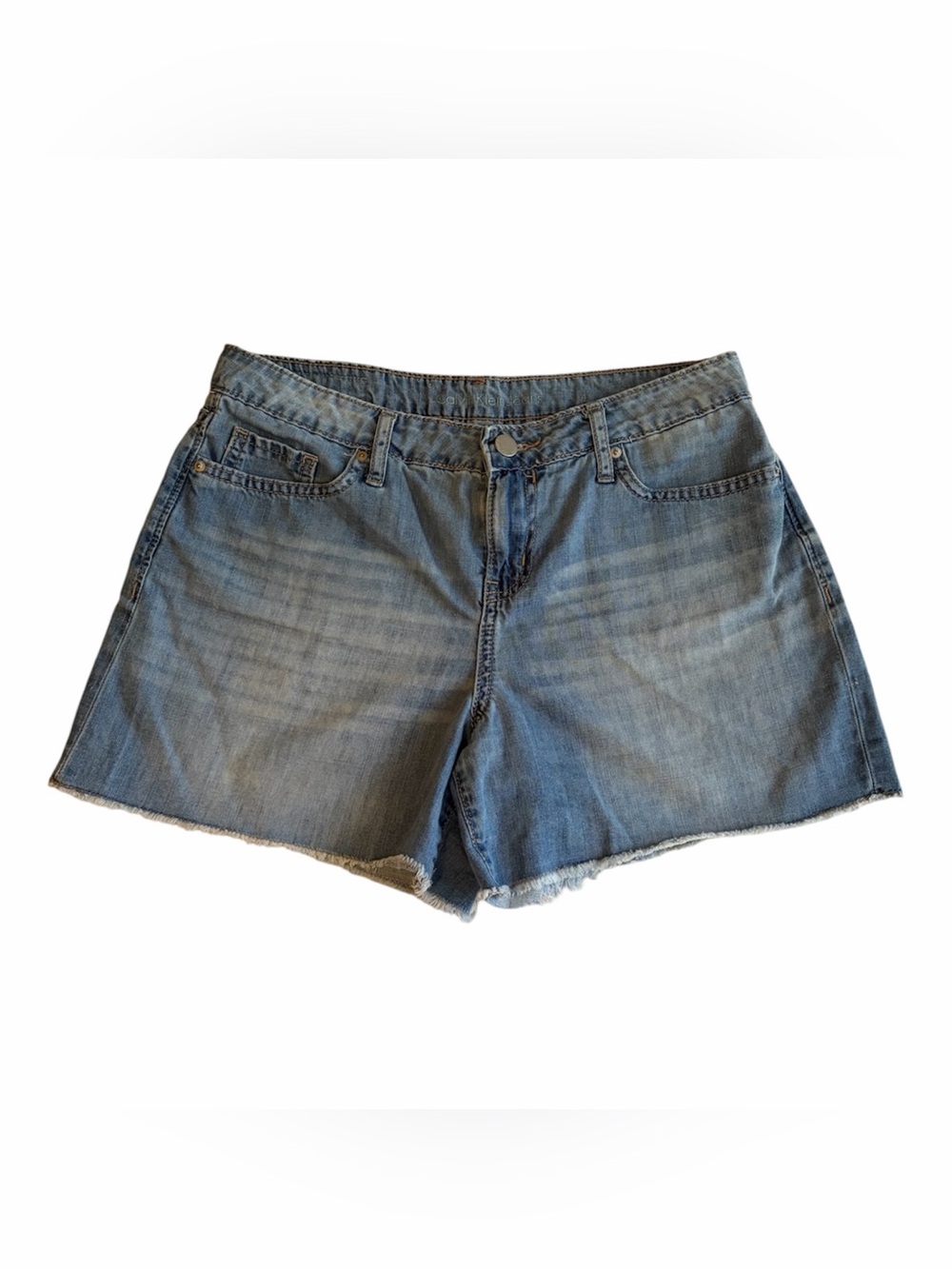 Calvin Klein Vintage Cut Off Soft Jean Shorts Women’s Size 4 Light Blue
